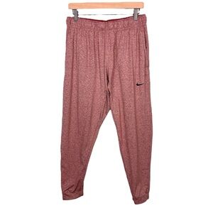 Men's Nike Dri-Fit Red Marled Jogger Sweatpants